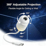 2-in-1 Galaxy Projector Night Light & Starry Sky Lamp (3 Slide)