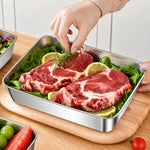 Stainless Steel Fridge Storage Container (Pack of 2) - 2000ml