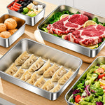 Stainless Steel Fridge Storage Container (Pack of 2) - 2000ml