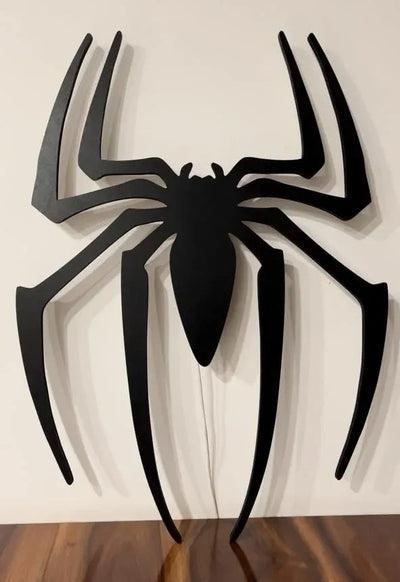 Black Spider Logo LED Light Up Wall Decoration