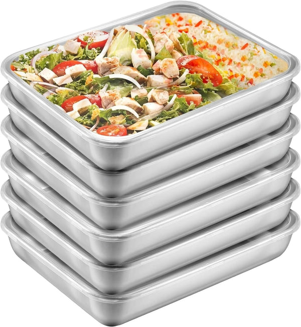 Stainless Steel Fridge Storage Container (Pack of 2) - 2000ml