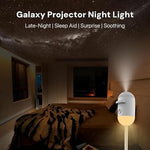 2-in-1 Galaxy Projector Night Light & Starry Sky Lamp (3 Slide)