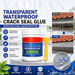 Transparent Waterproof Crack Seal Glue (300g) with Free Application Brush