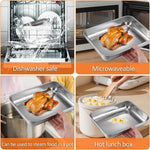 Stainless Steel Fridge Storage Container (Pack of 2) - 2000ml