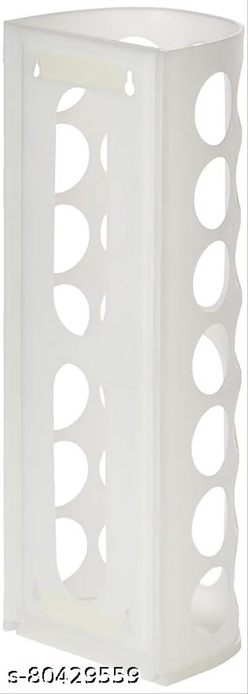Wall Mounted Plastic Bag Dispenser & Trash Bag Storage Organizer