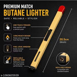 Matchstick Shaped Rechargeable Long Handle Gas Lighter for Kitchen