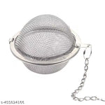 Stainless Steel Mesh Tea Ball with Chain Tea Infuser Strainers Interval Diffuser Infuser Filters for Loose Leaf Tea, Herbal, Spices, Seasonings, Drain, Rinse, Coffee, Rice