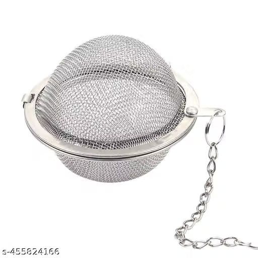 Stainless Steel Mesh Tea Ball with Chain Tea Infuser Strainers Interval Diffuser Infuser Filters for Loose Leaf Tea, Herbal, Spices, Seasonings, Drain, Rinse, Coffee, Rice