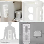 Wall Mounted Plastic Bag Dispenser & Trash Bag Storage Organizer
